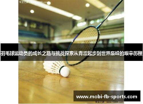 羽毛球运动员的成长之路与挑战探索从青涩起步到世界巅峰的艰辛历程