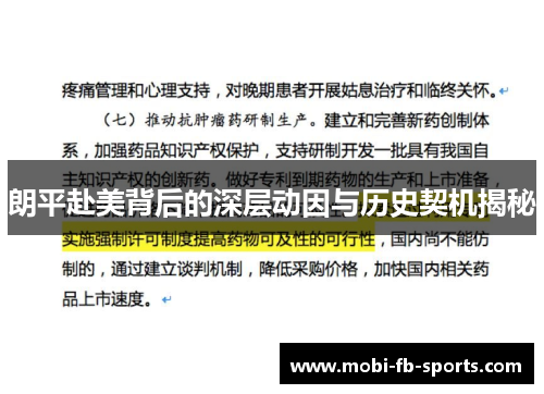 朗平赴美背后的深层动因与历史契机揭秘